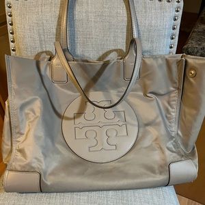 Tory Burch Ella Tote Grey Heron